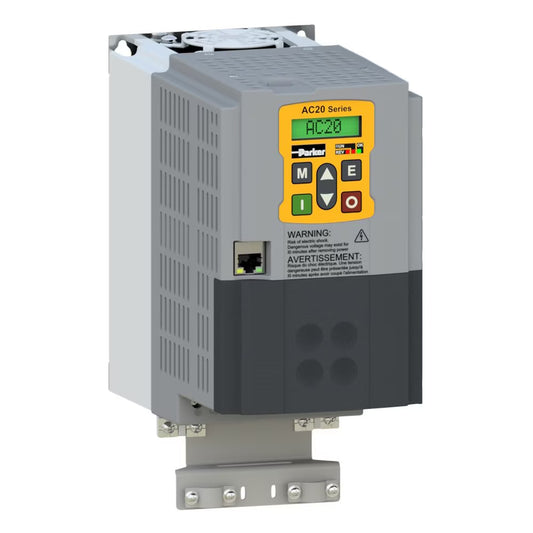 Frequenzumrichter Parker AC20 von 1,5 - 180kW, IP20 mit EMV-Filter